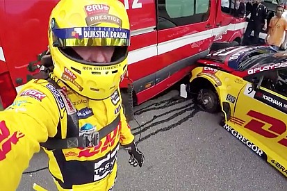 El video del accidente de Tom Coronel de 25 fuerzas G