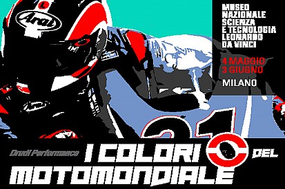 "I colori del Motomondiale": la mostra di Aldo Drudi a Milano dal 3 maggio