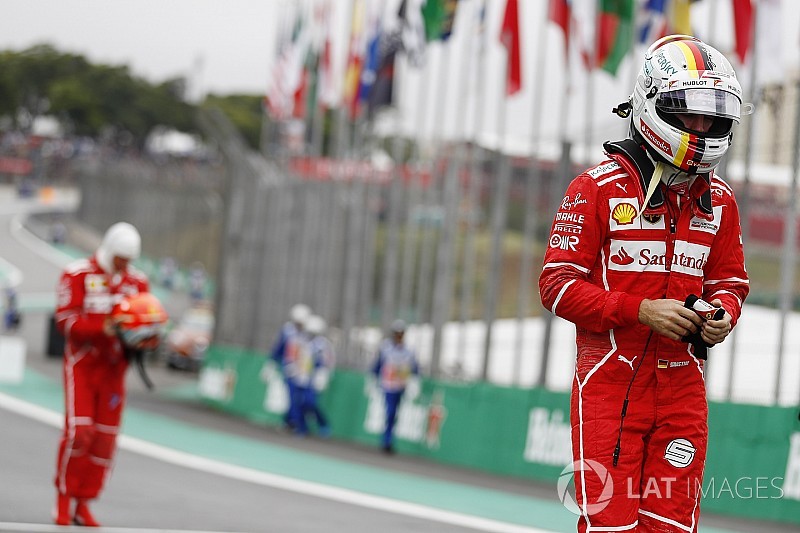 Vorsichtiger Sebastian Vettel verspielt Brasilien-Pole in erster Kurve