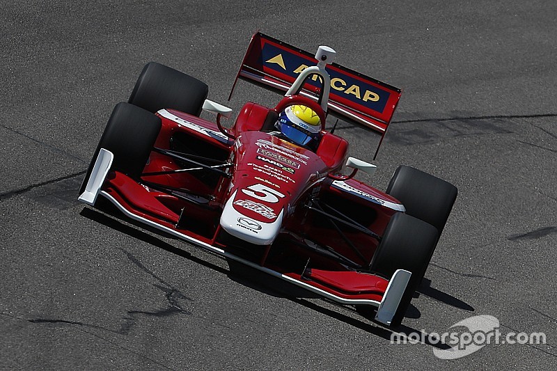 Urrutia arrancará tercero en la carrera final de Indy Lights 2018