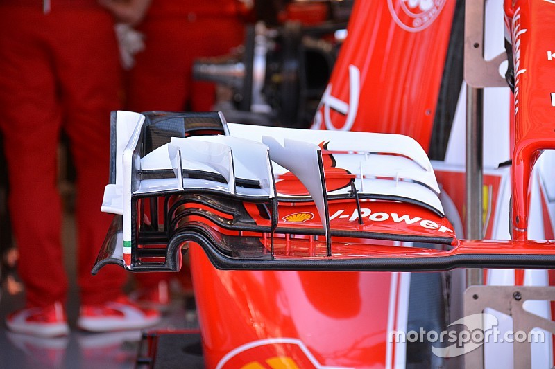 Ferrari: flap con corda minore sull'ala anteriore della SF16-H
