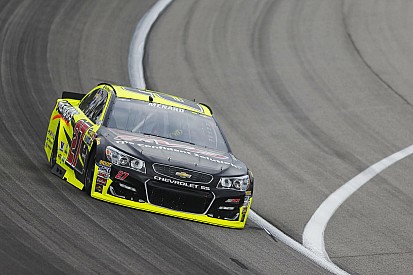 Menard leads second Cup practice at Kansas