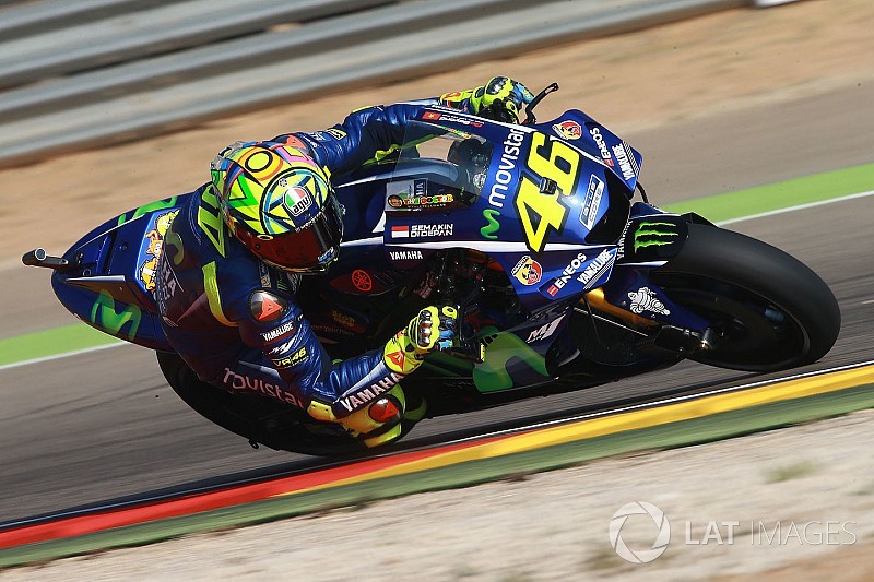 La première ligne, une surprise pour Rossi