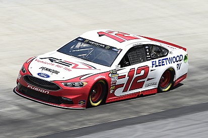 Ryan Blaney leads Cup practice at Bristol; Harvick wrecks