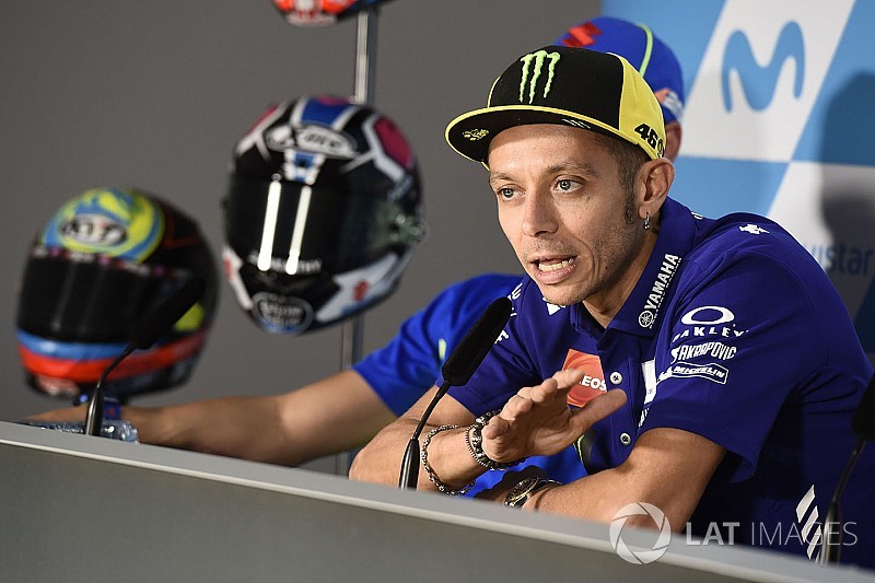 Rossi 6 kört tett meg az első edzésen