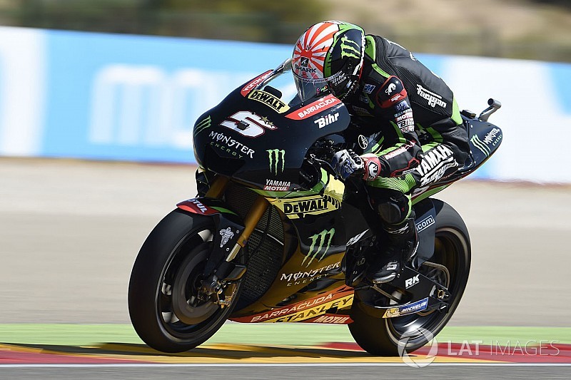 Zarco en peine de grip en Aragón
