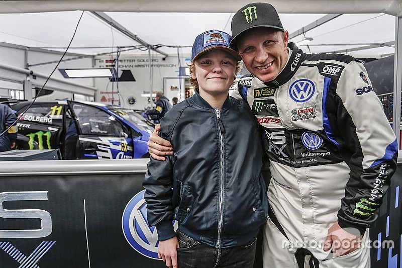 El hijo de Solberg se convertirá en el más joven en pilotar un coche rallycross