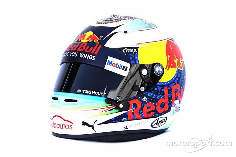 Galeri: Ricciardo'nun Meksika'ya özgü kask tasarımı