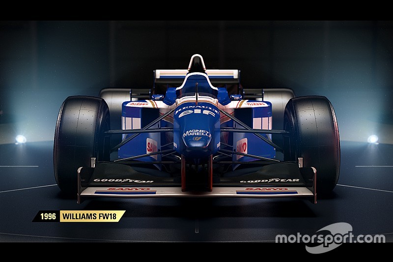 Для игры F1 2017 анонсированы две машины Williams из 90-х