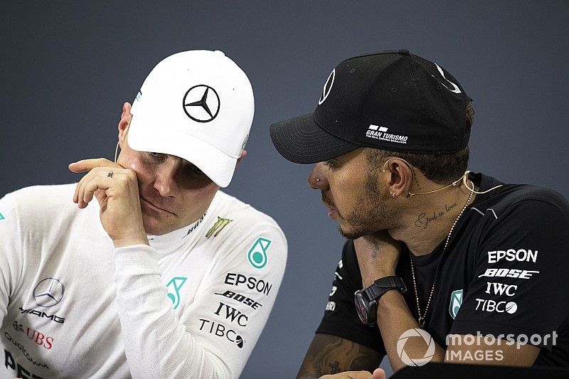 A Mercedes szerint Bottast megtörte, hogy beállították Hamilton mögé