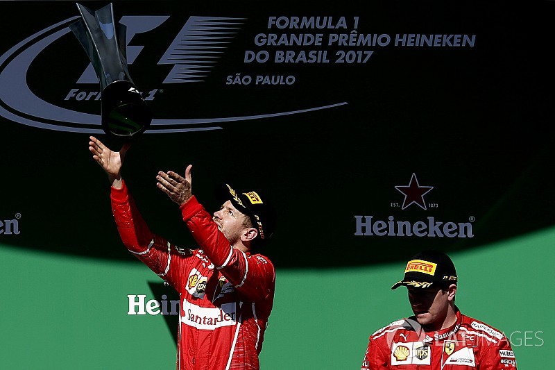 Vettel, aliviado con su primera victoria desde el verano