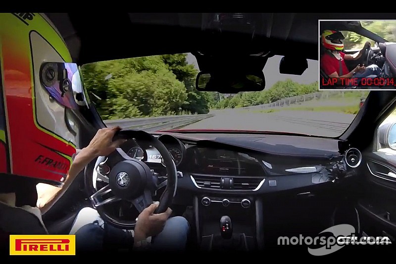 Ecco il video del Record al Ring dell'Alfa Romeo Giulia Quadrifoglio