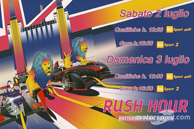 Ecco la programmazione TV dei due ePrix di Londra