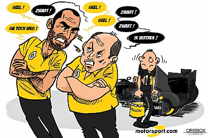Cartoon van Cirebox - Meningsverschil bij Renault...