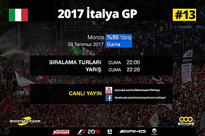 2017 İtalya GP Sanal Turnuva: Canlı Yayın