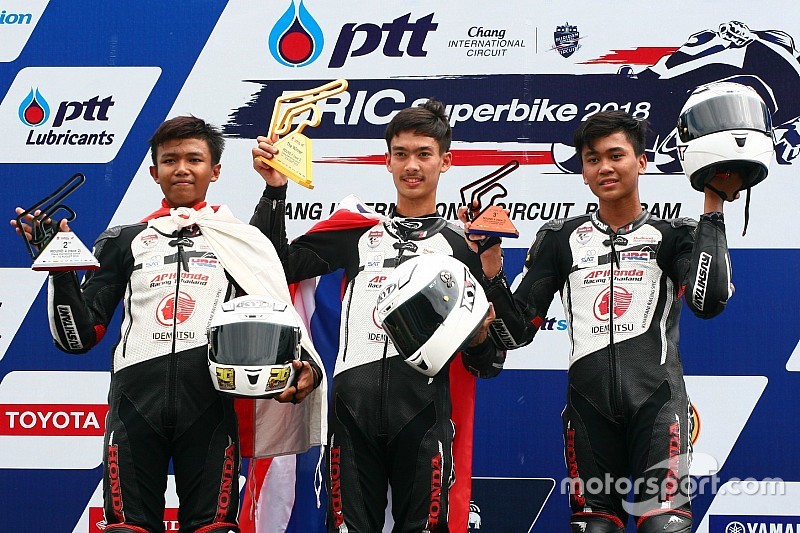 Thailand Talent Cup: Hildhan-Herjun jejaki podium di Buriram