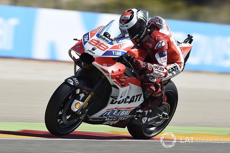 Sentiments mitigés pour Jorge Lorenzo en Aragón