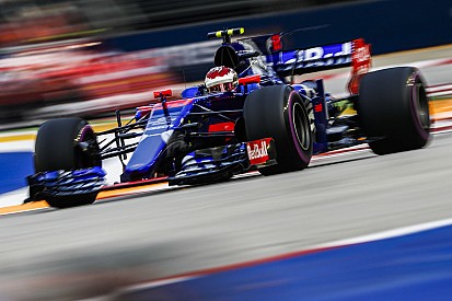 Komparasi: Sean Gelael vs Daniil Kvyat di FP1 GP Singapura