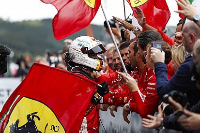 Sebastian Vettel "Piloto del Día" en Spa
