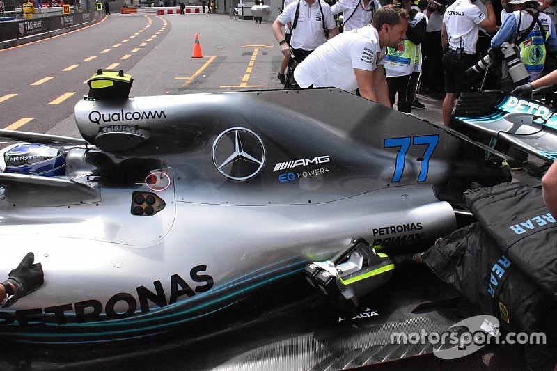Mercedes: nuovo cofano motore più stretto che