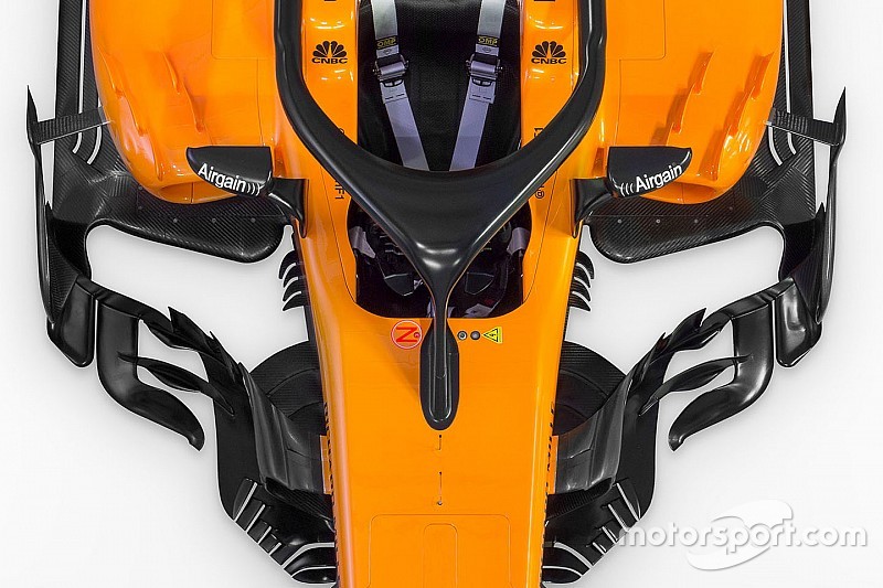 Slide view: McLaren’s 2018 F1 car v 2017 version