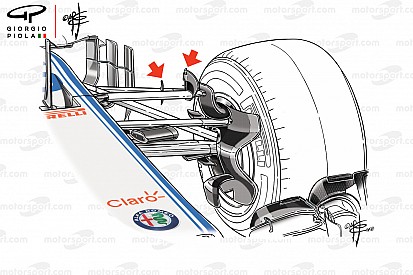 Tech analysis: Sauber’s clever suspension winglets