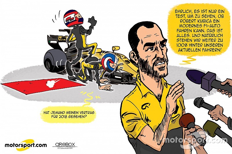 Cirebox: Die Sache mit dem F1-Test für Robert Kubica bei Renault
