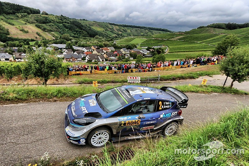 Germany WRC: Tanak takes 21-second lead into final day