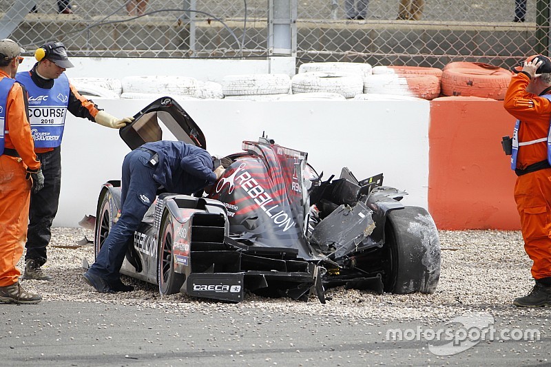 Enkelbreuk voor Senna na crash in training WEC Silverstone