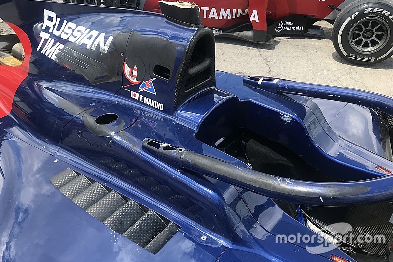 Makino believes halo saved his life in F2 crash