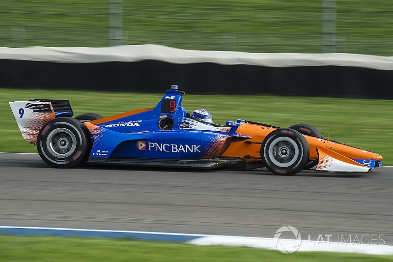 Indy GP: Dixon leads Power in warm-up