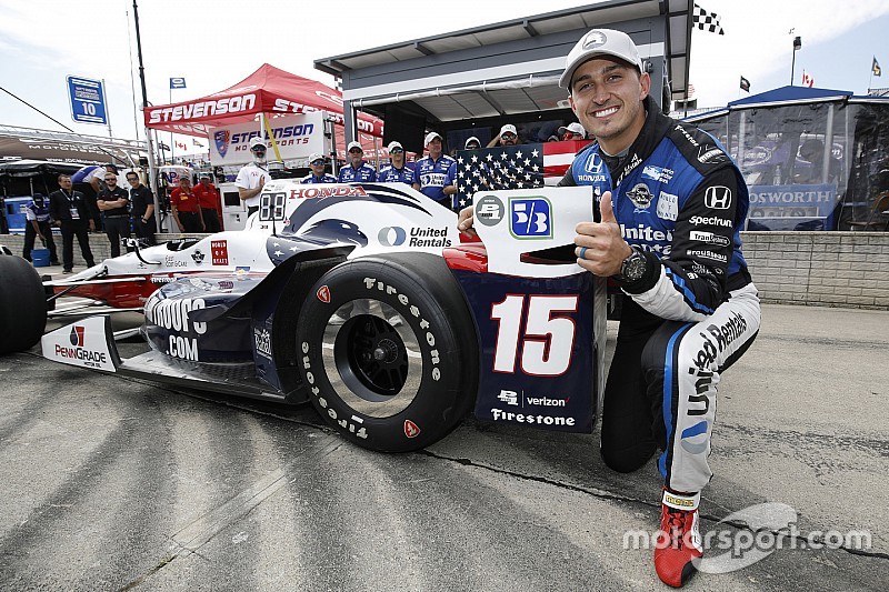 IndyCar у Детройті: Рейхол конвертує поул у перемогу