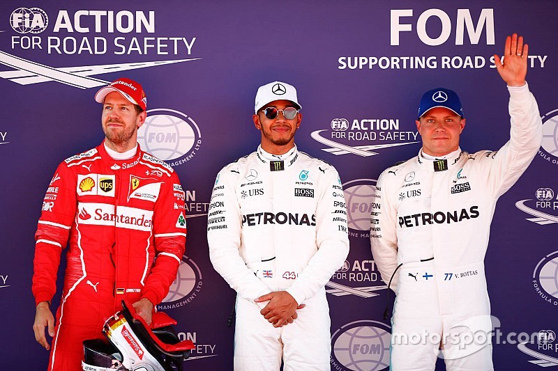 【F1】スペインGP予選詳報:首位ハミルトン。ベッテル0.051秒差で2番手