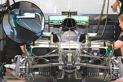 Mercedes: le bocche dei radiatori sono più piccole