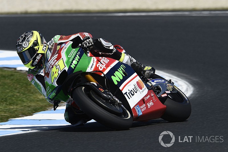 Espargaró coloca Aprilia no topo da sexta-feira na Austrália