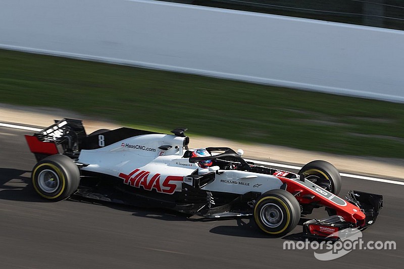 Grosjean plantea un objetivo ambicioso para Haas en Barcelona