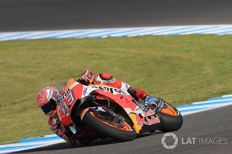 Márquez arrancó el sábado adelante; Dovizioso y Viñales van a la Q1