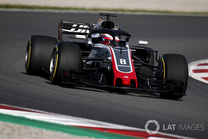Tes F1 Barcelona: Grosjean pimpin sesi pagi, Gelael debut STR13