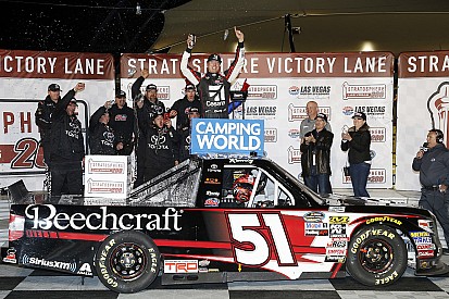 Kyle Busch takes 50th NASCAR Truck win at home in Las Vegas