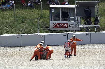 Dovizioso reconhece erro após acidente na Catalunha