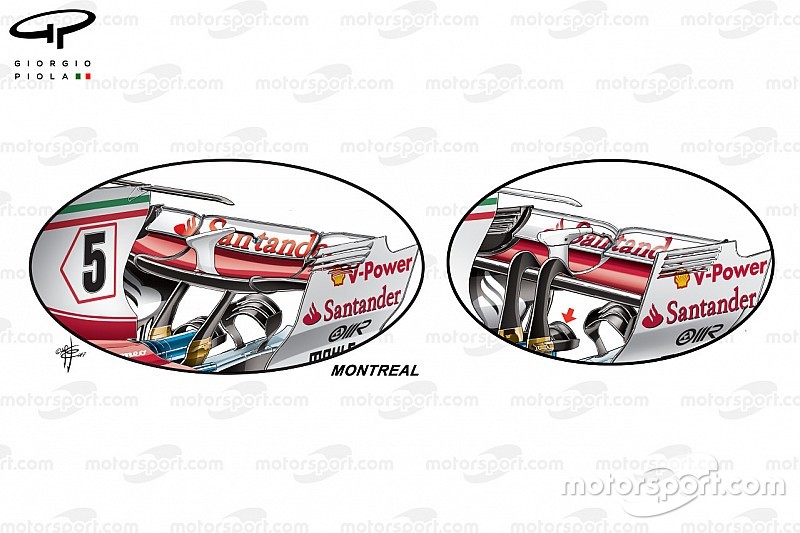 Formel-1-Technik: Das neue Ferrari-Paket für mittleren Abtrieb