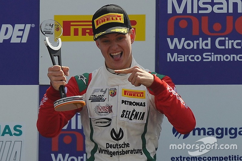 Mick Schumacher a Misano 27 anni dopo il papà Michael
