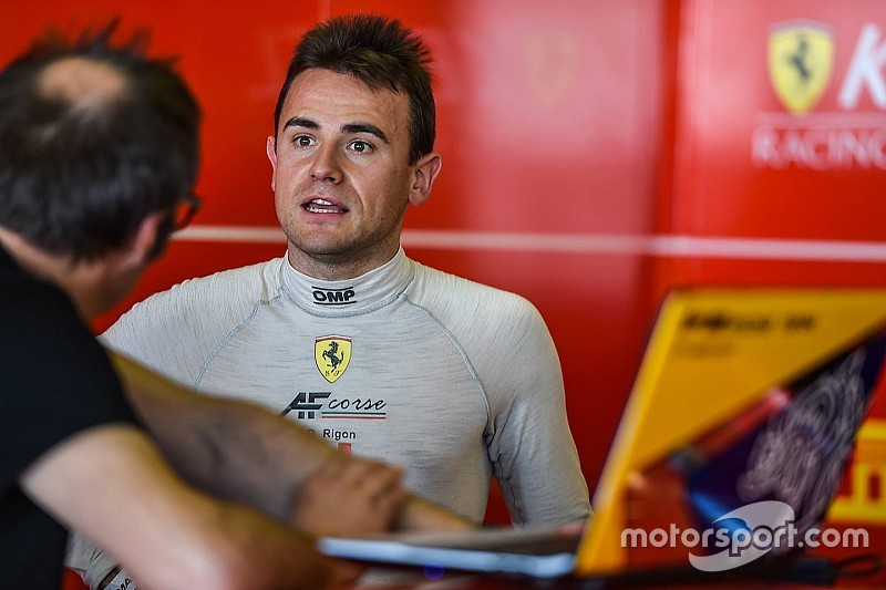 Davide Rigon alla 24 Ore di Daytona con la Ferrari di Risi Competizioni
