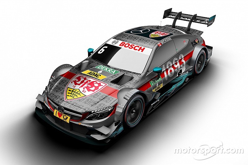 DTM 2017: Mercedes-Fahrer Robert Wickens startet im VfB-Design