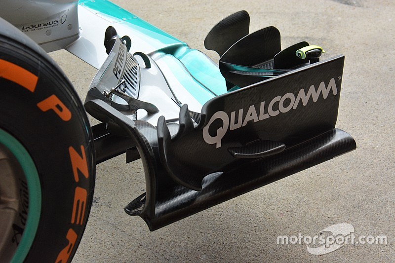 Технический брифинг: переднее крыло Mercedes W07
