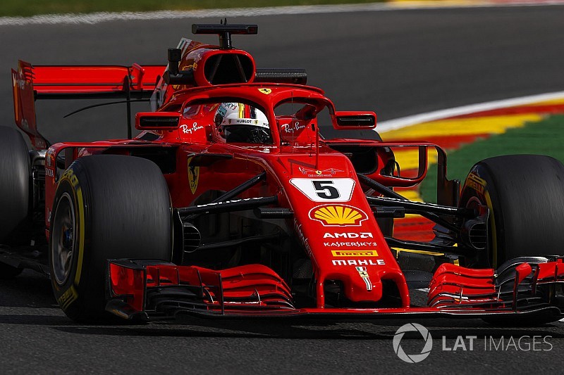 Vettel lidera acirrado terceiro treino livre na Bélgica