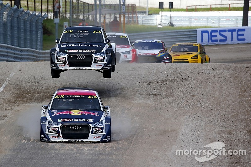 Letonya WRX: Heikkinen, Kristoffersson'un önünde ilk günü lider kapadı