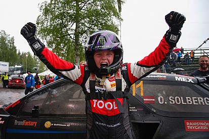 Sohn von Petter Solberg wird jüngster Rallycross-Sieger