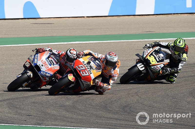 Lorenzo: “Márquez fue irresponsable e imprudente en Aragón”