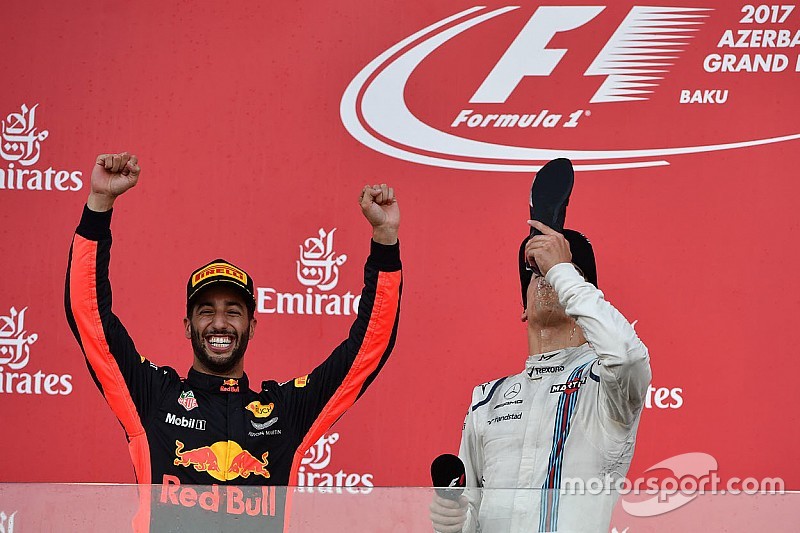 La bebida de los dioses: las siete víctimas de la bota de Daniel Ricciardo